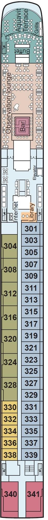 Upper Deck deck plan
