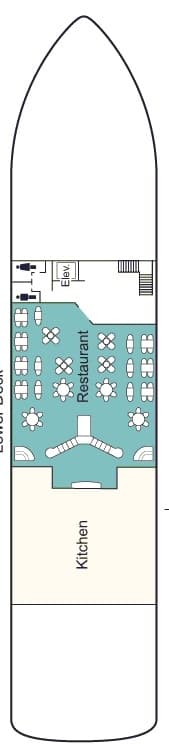 Lower Deck  deck plan