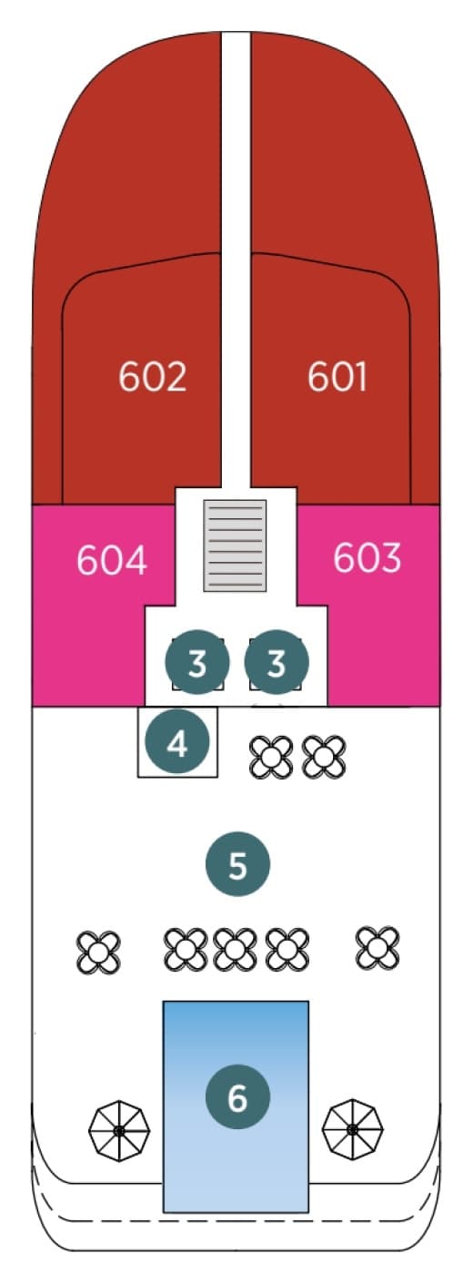 Deck 6 deck plan