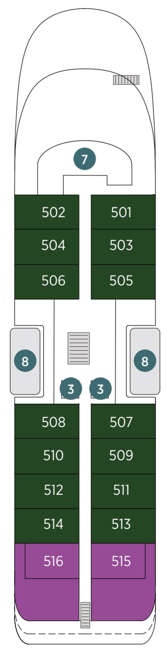 Deck 5 deck plan