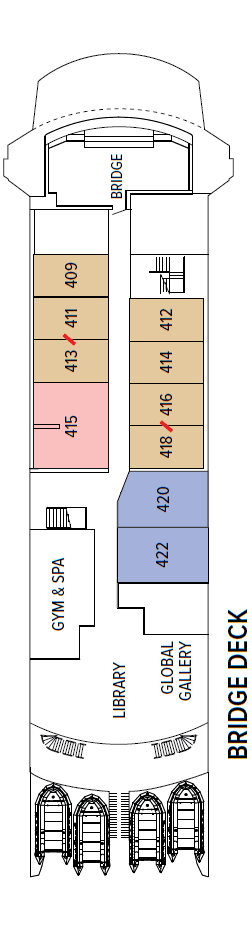 Bridge Deck deck plan