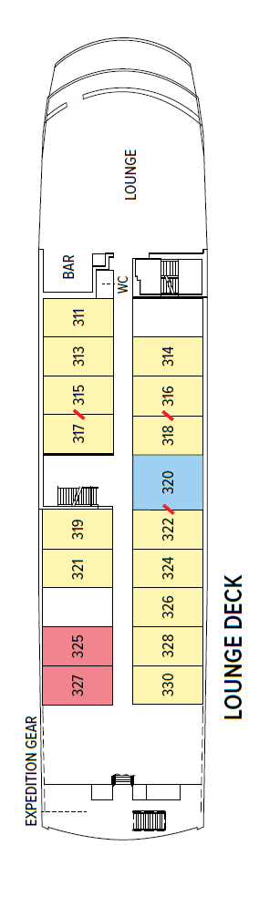 Lounge Deck deck plan