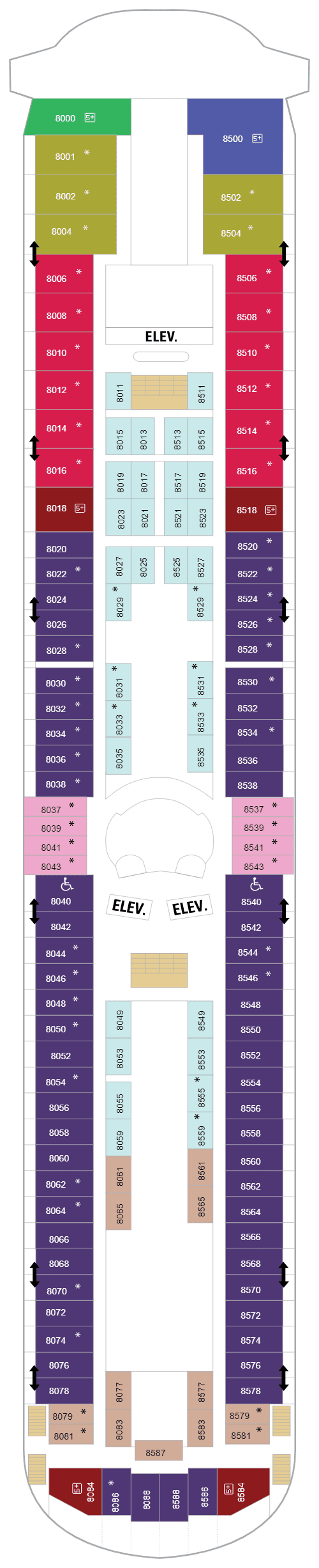 Deck 08 deck plan