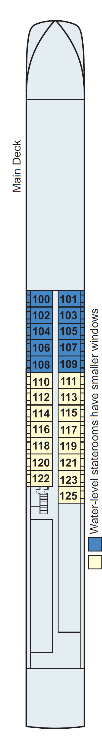 Main Deck deck plan