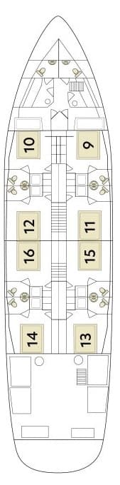 Lower Deck deck plan