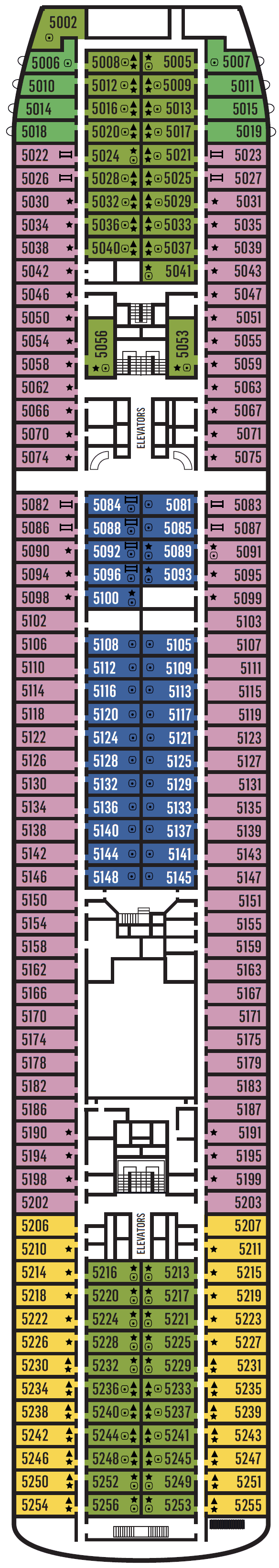 Deck 5 deck plan