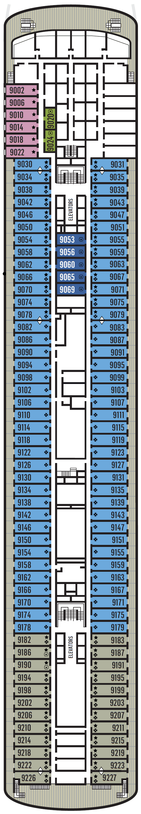 Deck 9 deck plan