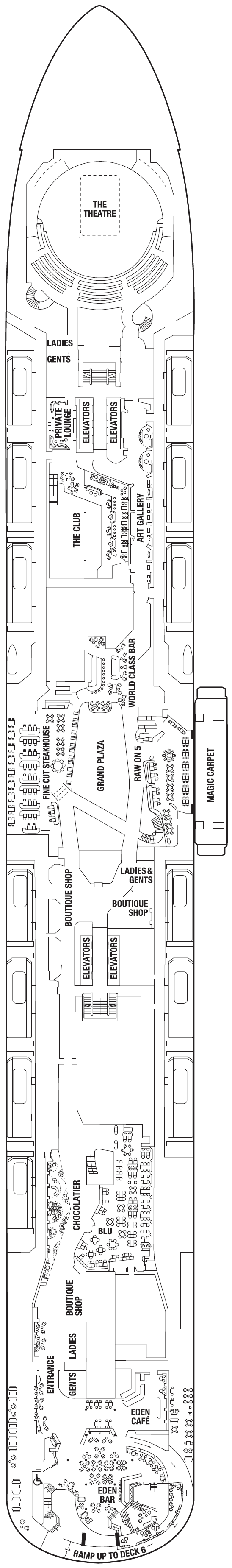 Deck 5 deck plan