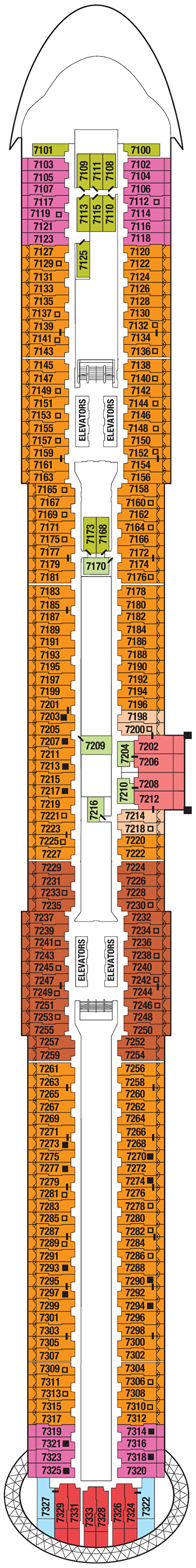 Deck 7 deck plan
