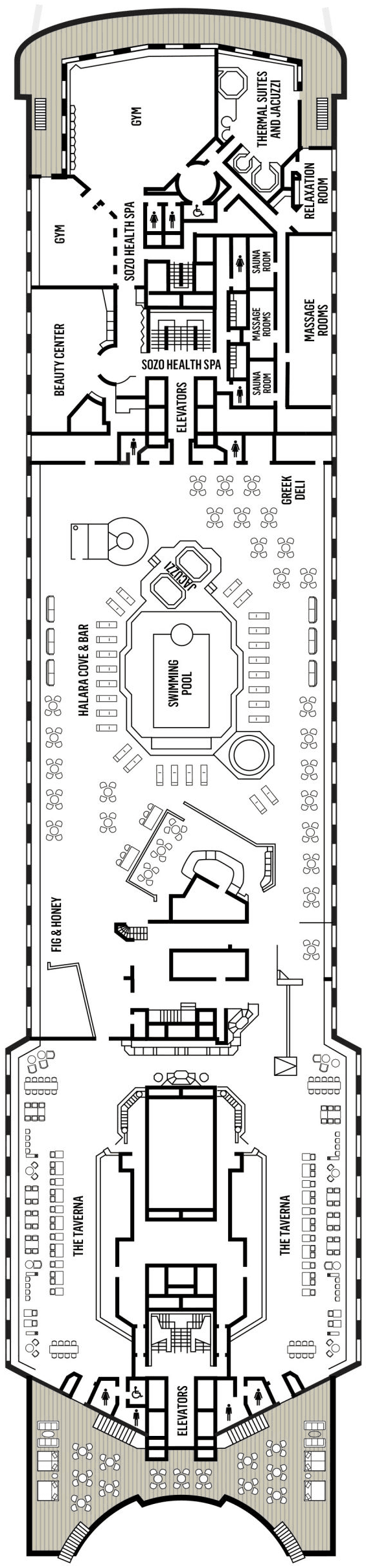 Deck 11 deck plan