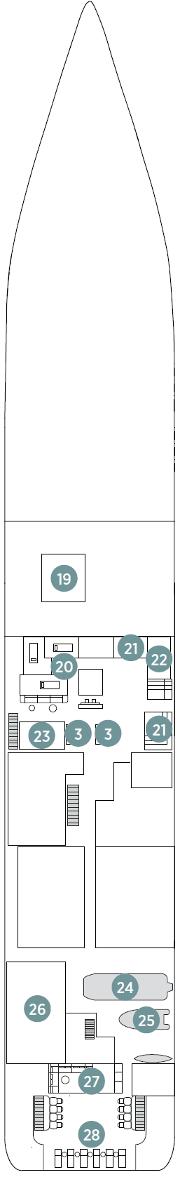 Deck 2 Wellness deck plan
