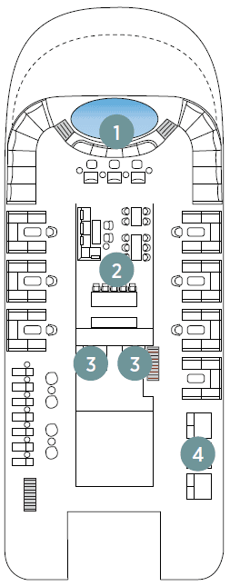 Deck 7 Sky deck plan