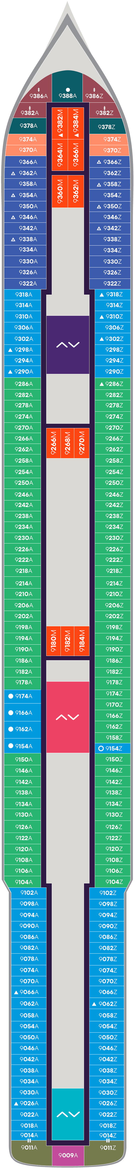 Deck 9 deck plan