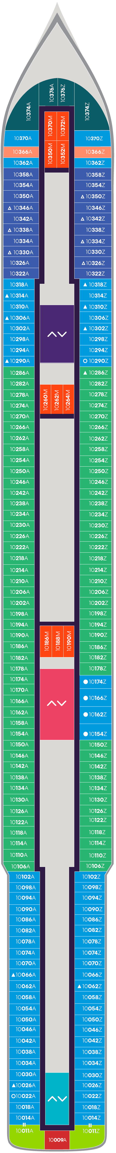 Deck 10 deck plan