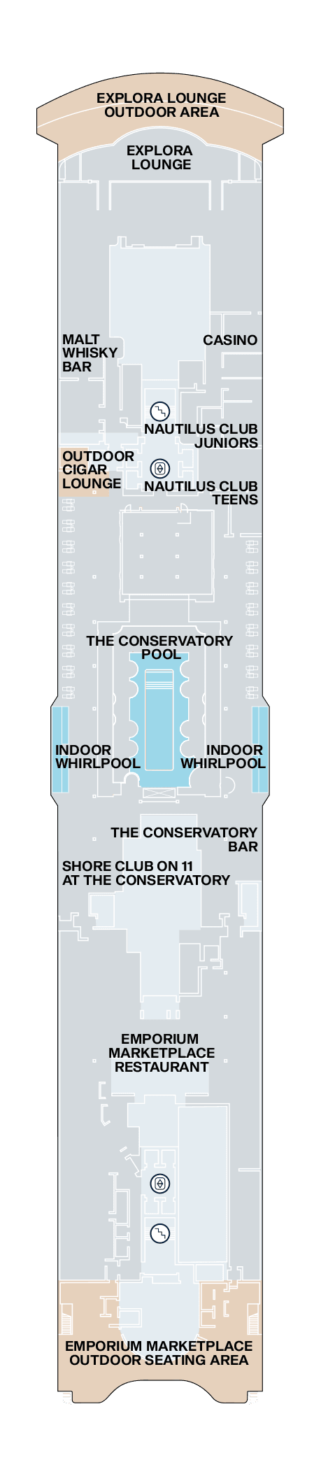 Deck 11 deck plan