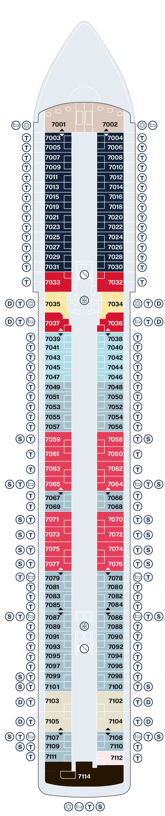 Deck 7 deck plan