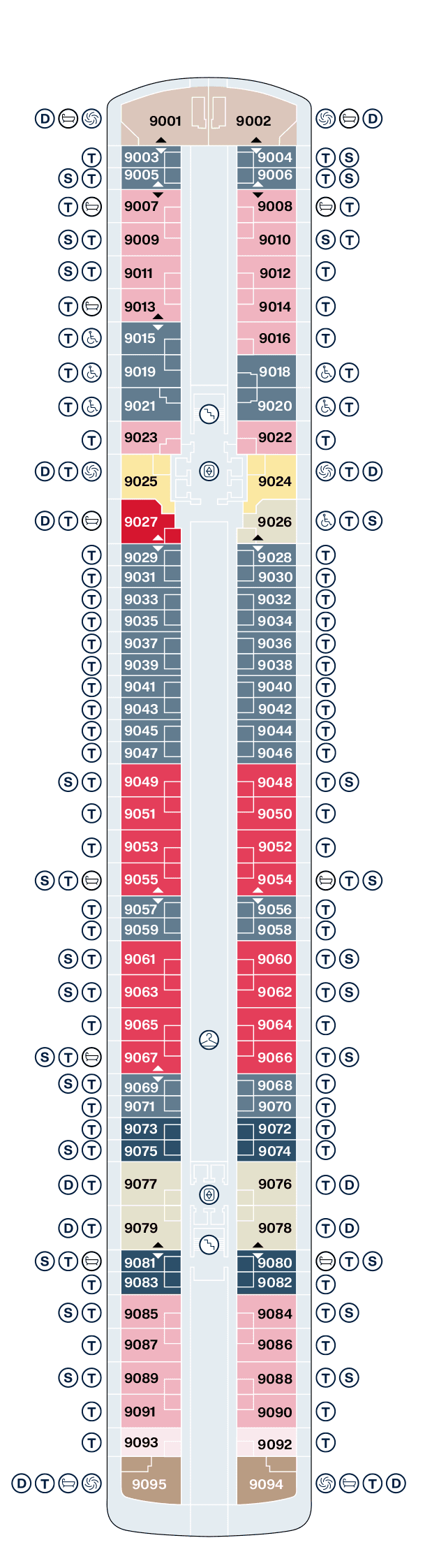 Deck 9 deck plan