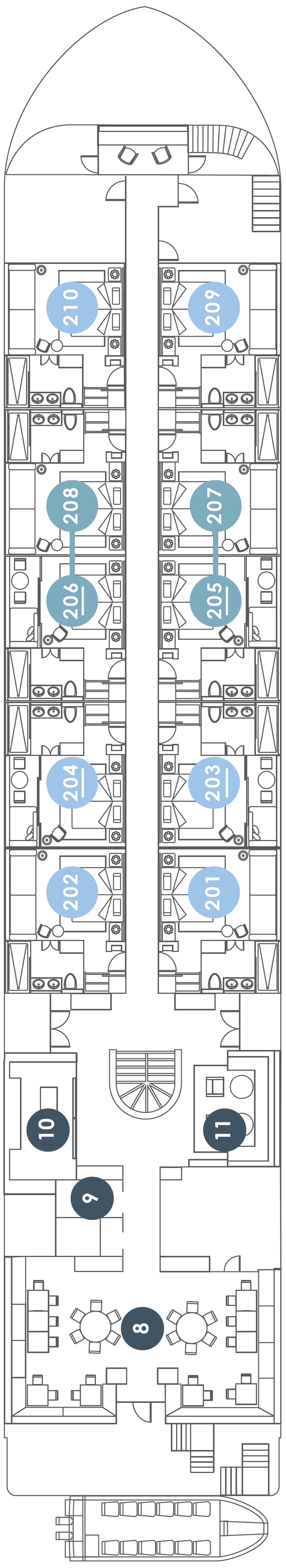 Second Deck deck plan