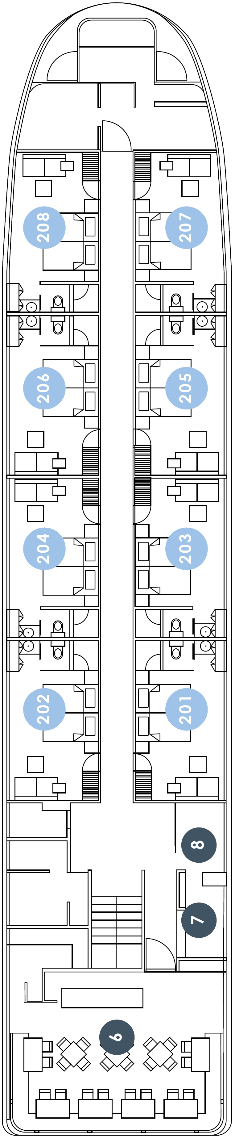 Second Deck deck plan