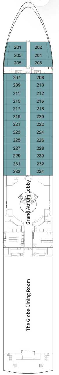 Upper Deck deck plan