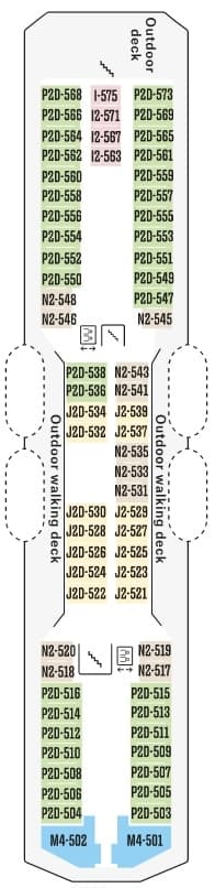 Deck 5 deck plan