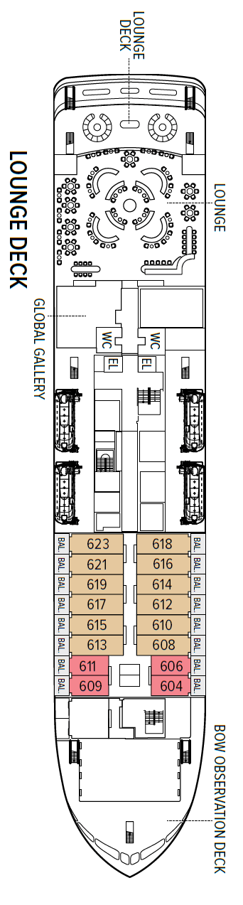 Lounge Deck deck plan
