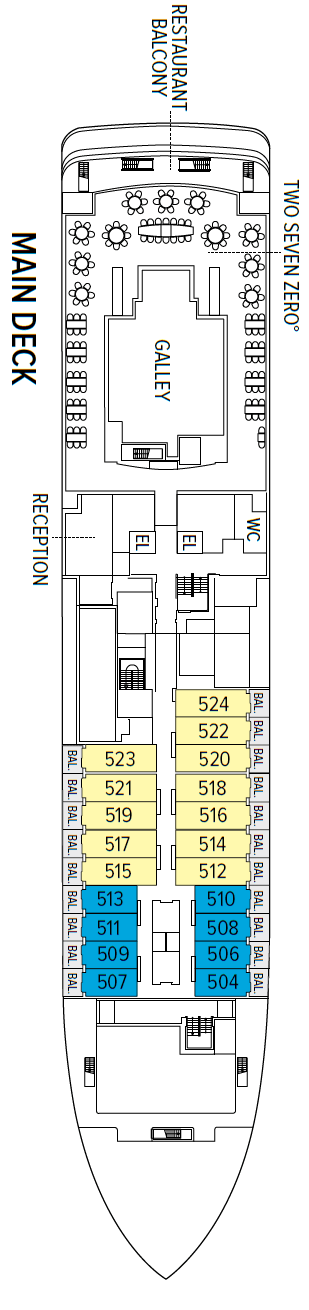 Main Deck deck plan