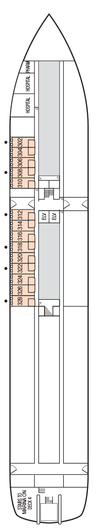 Deck 3 deck plan
