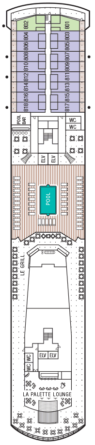 Deck 8 deck plan