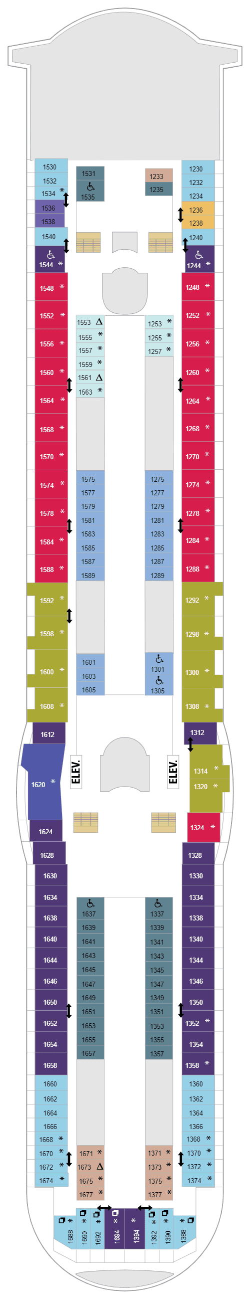 Deck 10 deck plan