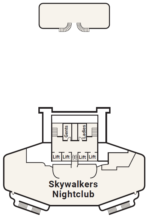 Deck 18 - Sky deck plan