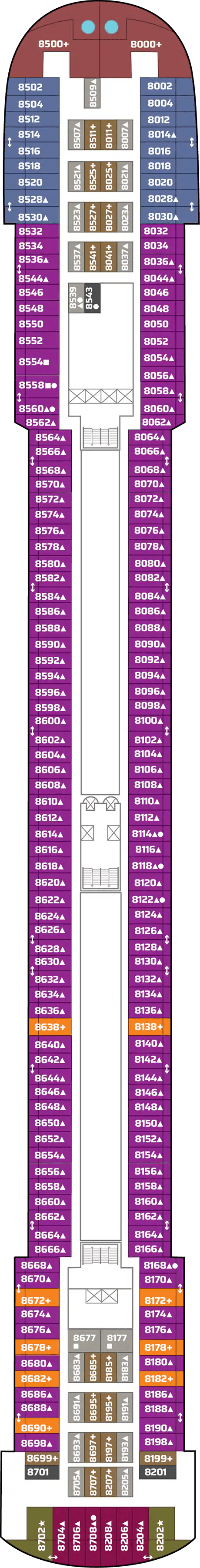 Deck 08 deck plan