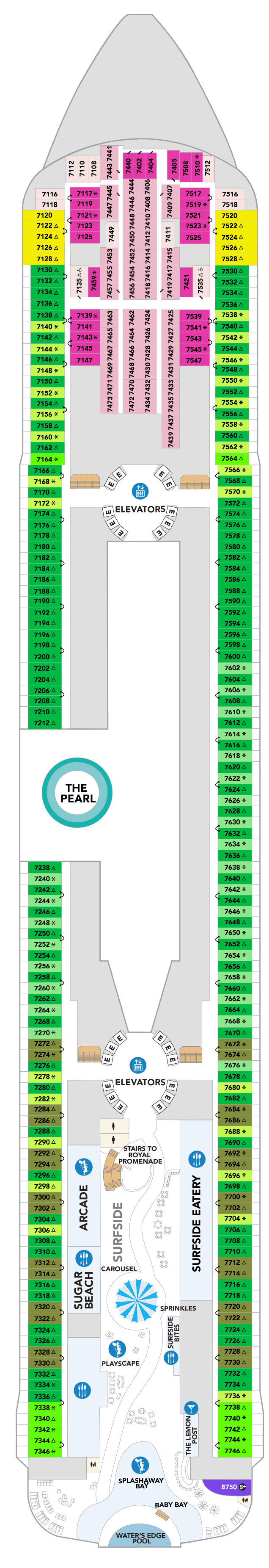 Deck 07 deck plan